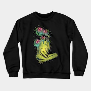 Monstera head Crewneck Sweatshirt